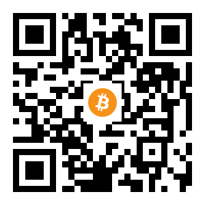 bitcoin:17o1ycU1apvSfuw6mCWy4fT9874i4w5Bva black Bitcoin QR code