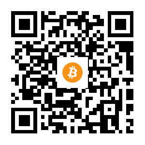 bitcoin:17ouRZ9dJ3dxz28hTbs6ruM8q2mtWRp9DG black Bitcoin QR code