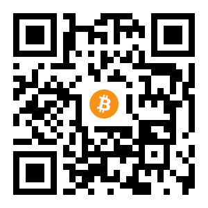 bitcoin:17oujw8y6519ewmuQouLWNFT7TDKho3Uv7 black Bitcoin QR code