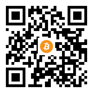 bitcoin:17pfBaKMiY8isX9G2ChnpPQtSQ7gKQPZot black Bitcoin QR code