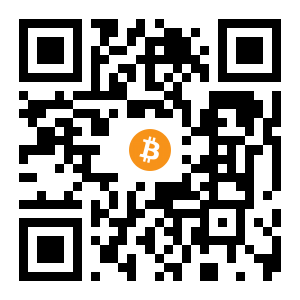 bitcoin:17poxxz9aKdexQwNoieHfkCXtL4i5CcGj1 black Bitcoin QR code