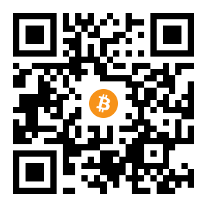 bitcoin:17qPReFwFScCN4KJw9AaAJafb9YFP61ZGV black Bitcoin QR code