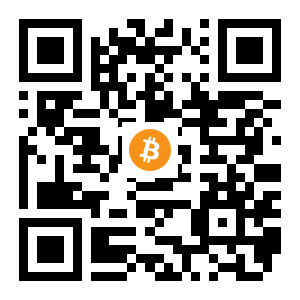 bitcoin:17rB1ZvebEw7Rac8mLPR85DEVhLLBkYVBj black Bitcoin QR code