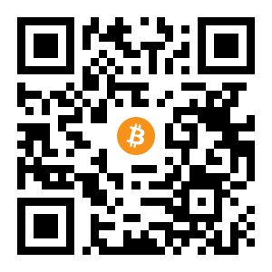 bitcoin:17rGcSCkLSRVParqGBF2hrYXC4AjZxdFJP black Bitcoin QR code