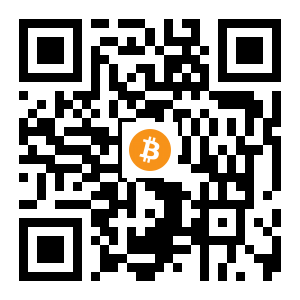 bitcoin:17smsge8zWyvP1RBXHeHefnCcb4S1Xk7sk black Bitcoin QR code