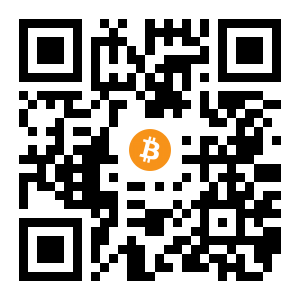 bitcoin:17tCrNpo7LWAPsBJoFog8LhJqVUouK5VB7 black Bitcoin QR code