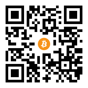 bitcoin:17vLoaS4iUpTHF328AEkeDgoqJCo1eLaeQ black Bitcoin QR code