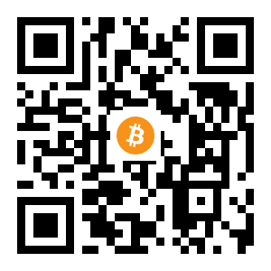 bitcoin:17vjsSzmEVPF3KMX8UYbHjGYHamY1LCapE black Bitcoin QR code