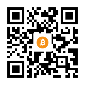 bitcoin:17y5pkMgTyyonCiLW8BrVPMFTvhRZr62bM black Bitcoin QR code