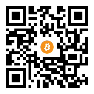 bitcoin:181UPCEcq8z3hbHBKkpdxh1DFJEnCxofyH black Bitcoin QR code