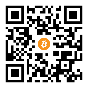 bitcoin:181qGCSYpg2otz5z79cTcALyBsjSSRnNum black Bitcoin QR code