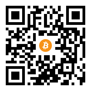 bitcoin:181t4X6sGLoUGYW1tcPDmKq5ChDLLKcQeC black Bitcoin QR code