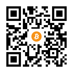 bitcoin:1825xuU9L2ZHvrAeG1kNeThg3ztBkSVM45 black Bitcoin QR code