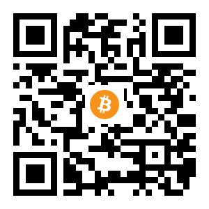 bitcoin:182GZ4AH6v9oaHGCfA6AVukfpsWhFga7ts black Bitcoin QR code