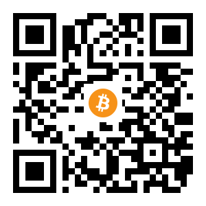 bitcoin:183Fe38zrXo5TkN9622Wmvnirtuf7wMHy3 black Bitcoin QR code