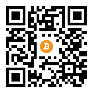 bitcoin:184sZNs1KSZRmWo5s7w4xvn2TJ5smobpkj black Bitcoin QR code
