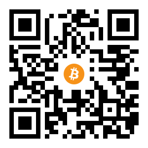 bitcoin:184tvgPhCehEaJ61dfZfJVHPo2f1M3PUef black Bitcoin QR code