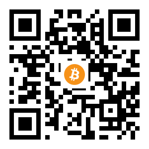 bitcoin:185uqpL74zW617jKWarduD2f2y2NVbLw8L black Bitcoin QR code