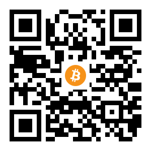 bitcoin:186XqVoL7TGxR3osoo4xn32wbYtb527raY black Bitcoin QR code