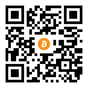 bitcoin:186fCB8sH8yABLm83aGrccYaQPQ3CzZxGX black Bitcoin QR code