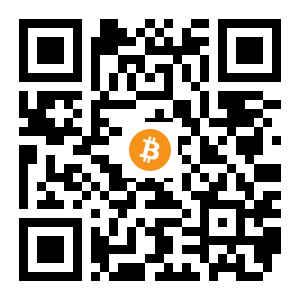 bitcoin:1885H3sKeRh5xoQSBaDNEpaL2m6YB7umGe black Bitcoin QR code
