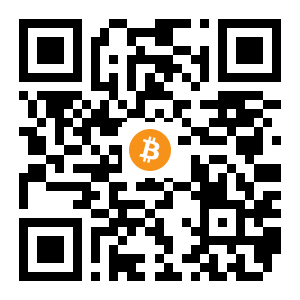 bitcoin:1887or46gnoPAkqYWXqRfbVyd5Wk9YSgNa black Bitcoin QR code