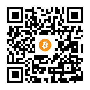 bitcoin:188BH5di7Yt63Y35dvEDtfdSzTSvVDdAPF black Bitcoin QR code