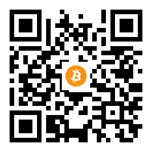 bitcoin:189CrLTh92KwejAsHdkD693cvpFn19Sfyg black Bitcoin QR code