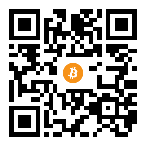 bitcoin:18BcuufebrT1ycN2KGZBuxZWJM9TeRVwoM black Bitcoin QR code