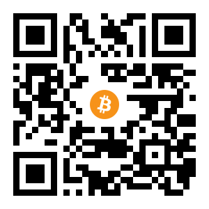 bitcoin:18Bmpj713a1fyTcygejo2VKPkQrt1BQ4Tz black Bitcoin QR code