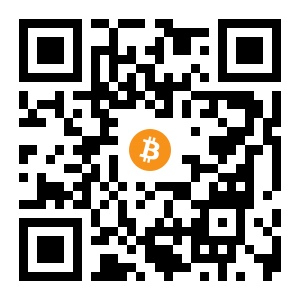 bitcoin:18DUY1hFNpBqapsUFSUQqPaVs2X5vYHk3Y black Bitcoin QR code