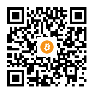 bitcoin:18E57Nt35UdPm9L81aUJRCauTVTppiHtc6 black Bitcoin QR code