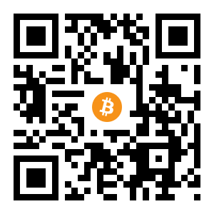 bitcoin:18ENoWDQkPn35PWiJeEZq1UZ1BgeVYdmJY black Bitcoin QR code