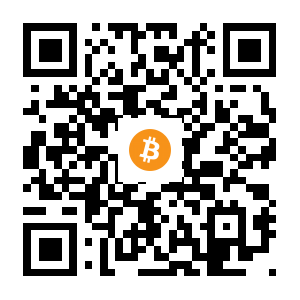 bitcoin:18EPxeJnCs3tQMKLGfgdk9g5T321T3LUvK black Bitcoin QR code