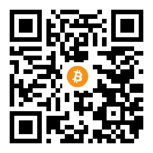bitcoin:18EqXoZCyR2qEPnPJRmPo95cNmbW45PFBU black Bitcoin QR code
