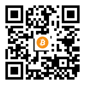 bitcoin:18ErYJ421FyVaRfb99MbmduRRkNKQrRk89 black Bitcoin QR code