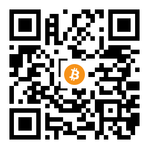 bitcoin:18F95wJMv9adh1FrYjvaMFNtHPPXTaa8xU black Bitcoin QR code
