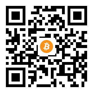 bitcoin:18GKG4oKMLouxMXjhy8J2zWZ8TtxT2j1xe black Bitcoin QR code