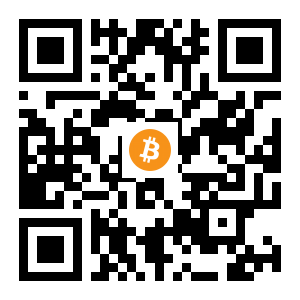 bitcoin:18HFpwckniwq6NWr87AvGaBv5aSogo9qnp black Bitcoin QR code