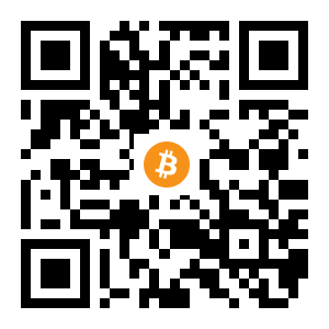 bitcoin:18HXgtYtXPBZLmRUGchL8GEPWnSL5CptuY black Bitcoin QR code