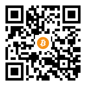 bitcoin:18HembqXRQMWd3SutS3K5tT5CiZhevZLsT black Bitcoin QR code