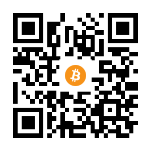 bitcoin:18HzVoXLzs6TtbY29TWXhSg1C6unTGWECL black Bitcoin QR code