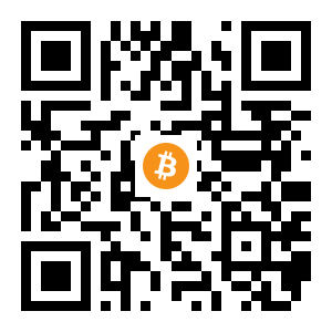 bitcoin:18KDUCtYJovktv3aAQb7PhU43XwUHCMAPS black Bitcoin QR code