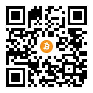 bitcoin:18LQt1dcrcFnGD3M1CVNnS4BqGHhDPJt1i black Bitcoin QR code