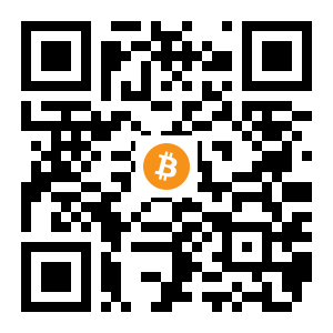 bitcoin:18M1Z337NqLtK9V69bssnQUYsvb7hmfSFS black Bitcoin QR code