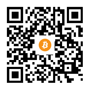 bitcoin:18MjgU2poVUDnKYYLtrrJyKFSVWMomA3Qa black Bitcoin QR code
