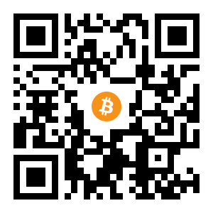 bitcoin:18NauEEPHr8T3FGcQriTdwC6uiZ1rQD4gY black Bitcoin QR code
