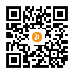 bitcoin:18NnqWH2jJ1nfxp9sKJXy1LunDuGd5bkNK black Bitcoin QR code