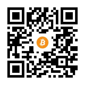 bitcoin:18P5F79FLr7tqW1255jbai9uRjJAKk7b1 black Bitcoin QR code