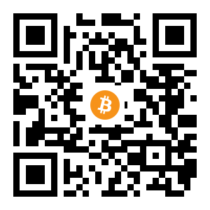 bitcoin:18PDNMFbJAUZntUkotuUaeueiwsV8xm4p3 black Bitcoin QR code